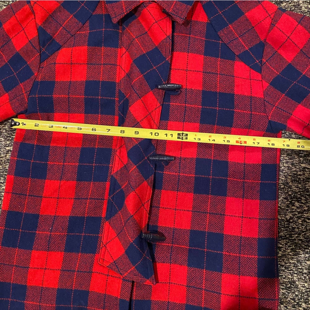 Quail Crossing Wool Blend Short, Plaid Jacket Size 6 - Picture 3 of 7
